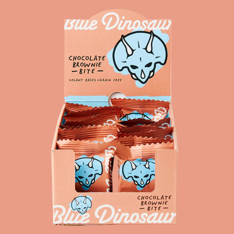 Blue Dinosaur Chocolate Brownie Bite