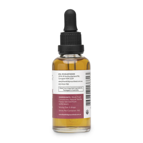 Thankfully Nourished Monk Fruit Vanilla 50ml