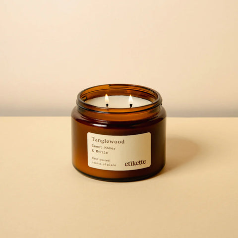 Etikette Tanglewood Candle & Reed Diffuser - Sweet Honey & Myrtle