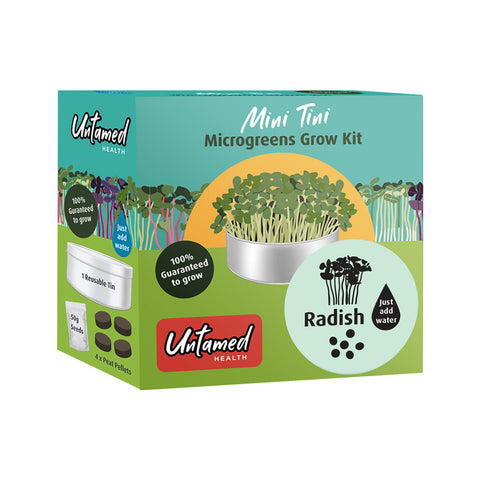Untamed Health - Mini Tini Microgreens Grow Kit - Radish