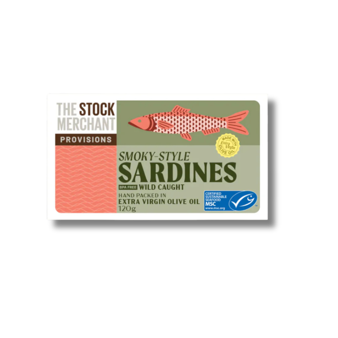 The Stock Merchant | MSC Smoky-Style Sardines in Organic EVOO