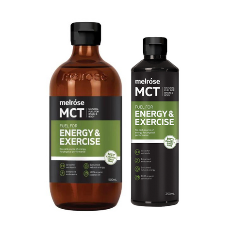 Melrose MCT Oil For Energy & Exercise 250ml & 500ml