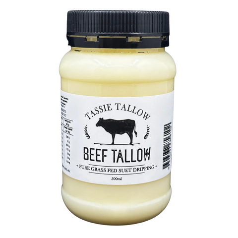 Tassie Tallow - Australian Grass-Fed Beef Tallow - 500mL