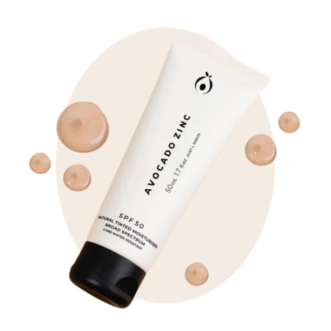 Avocado Zinc | SPF50 Natural Tinted Moisturiser