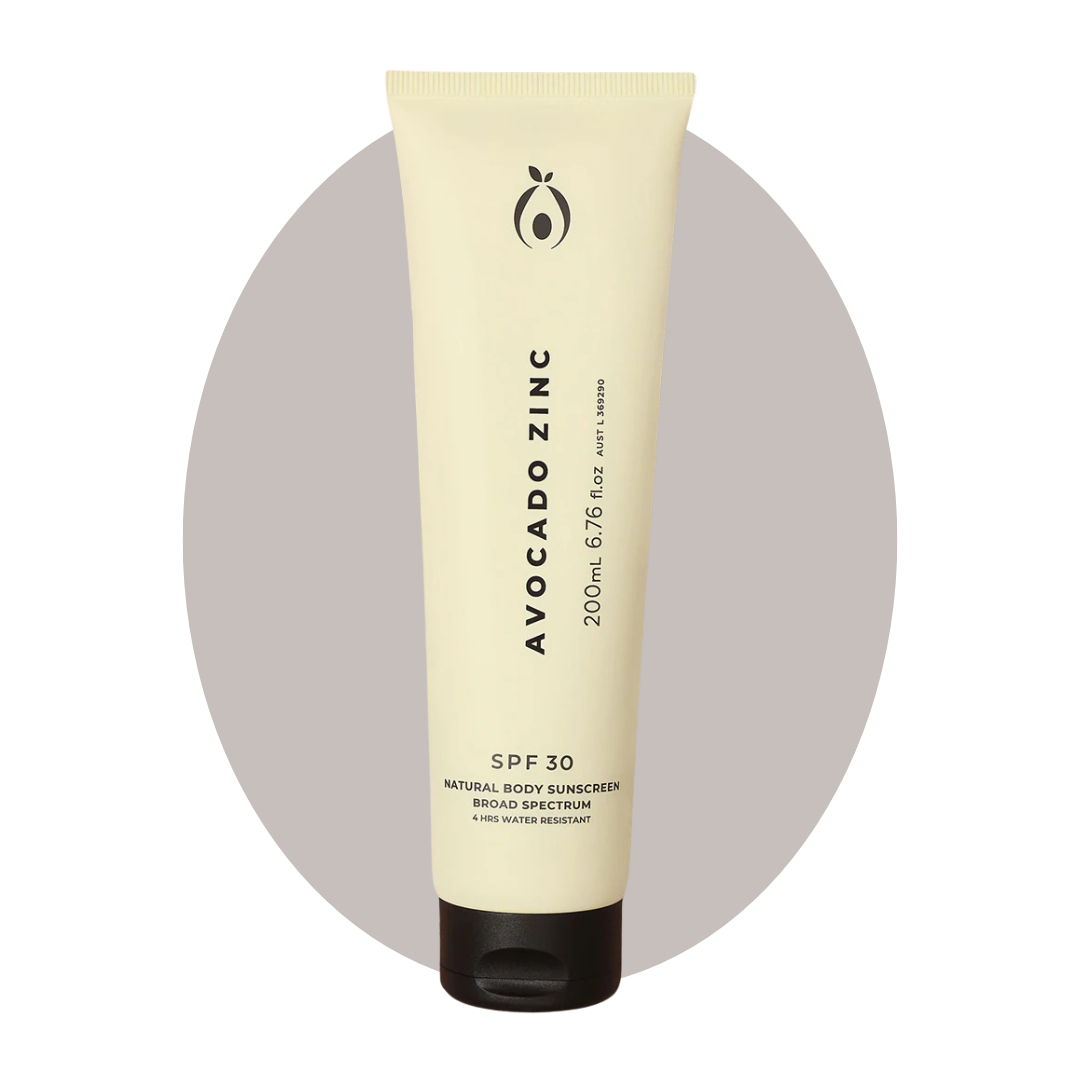 Avocado Zinc | SPF30 Natural Body Sunscreen 200ml