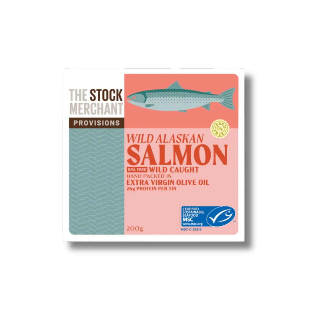 The Stock Merchant | Wild Alaskan Salmon in EVOO