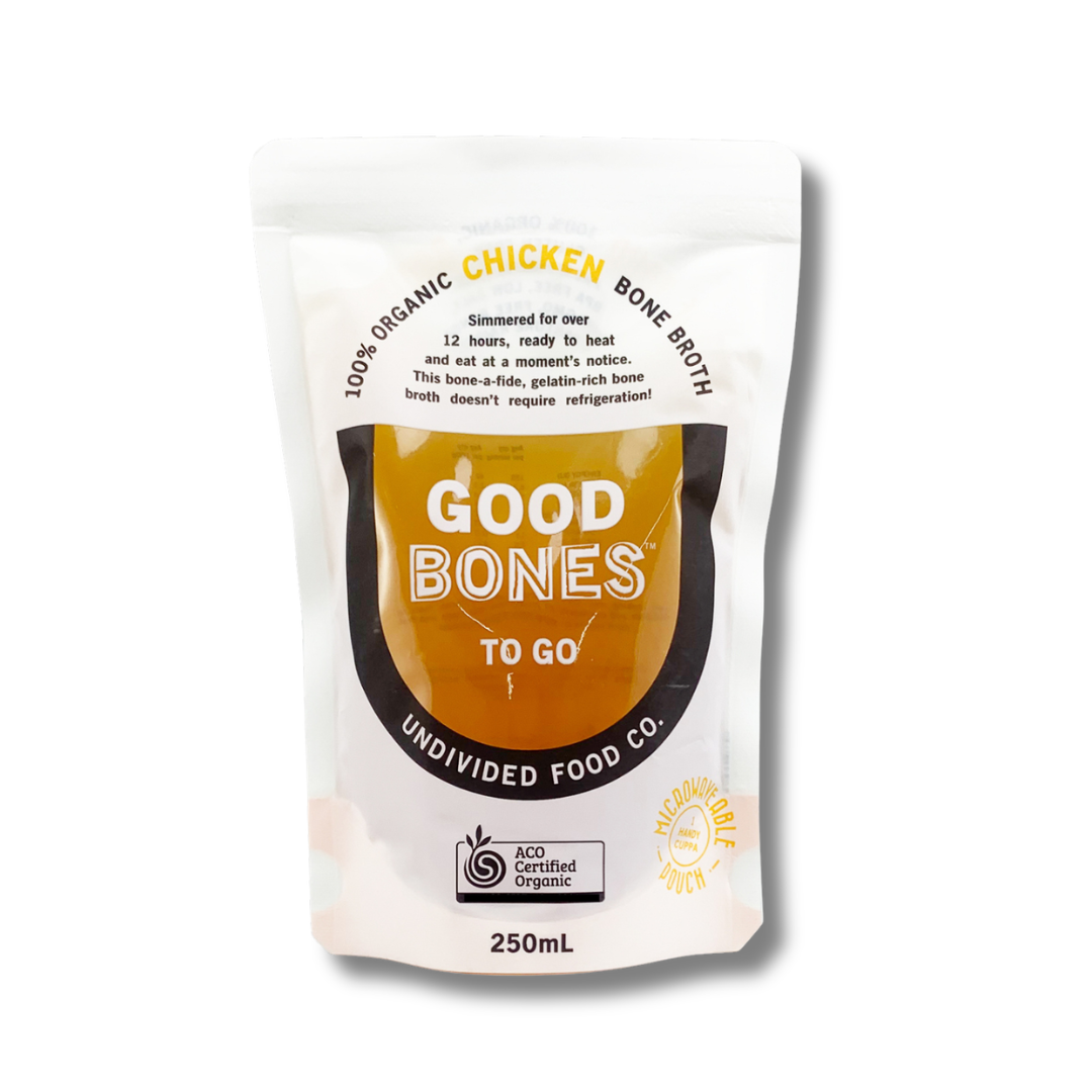 Undivided Food Co. | GOOD BONES™ Certified Organic Chicken Bone Broth 250ml