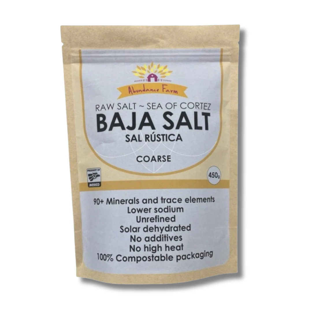 Abundance Farm | Baja Mineral Sea Salt | Coarse | 454g