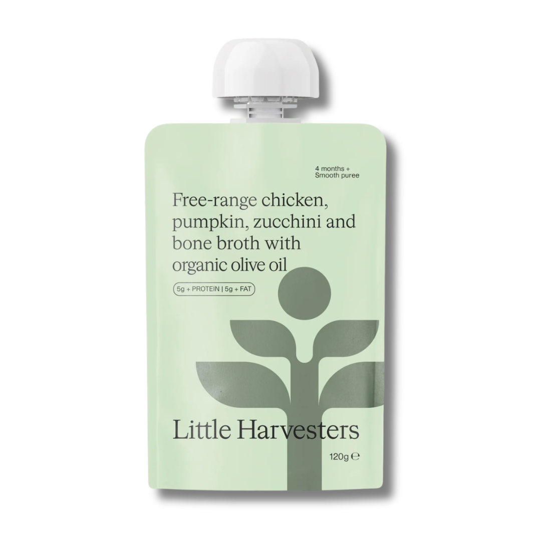 Little Harvesters | Free-range Chicken, Pumpkin, Zucchini & Bone Broth