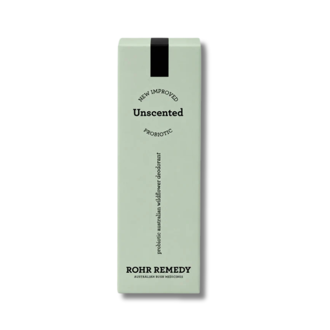 Rohr Remedy | Probiotic Unscented Australian Wildflower Deodorant