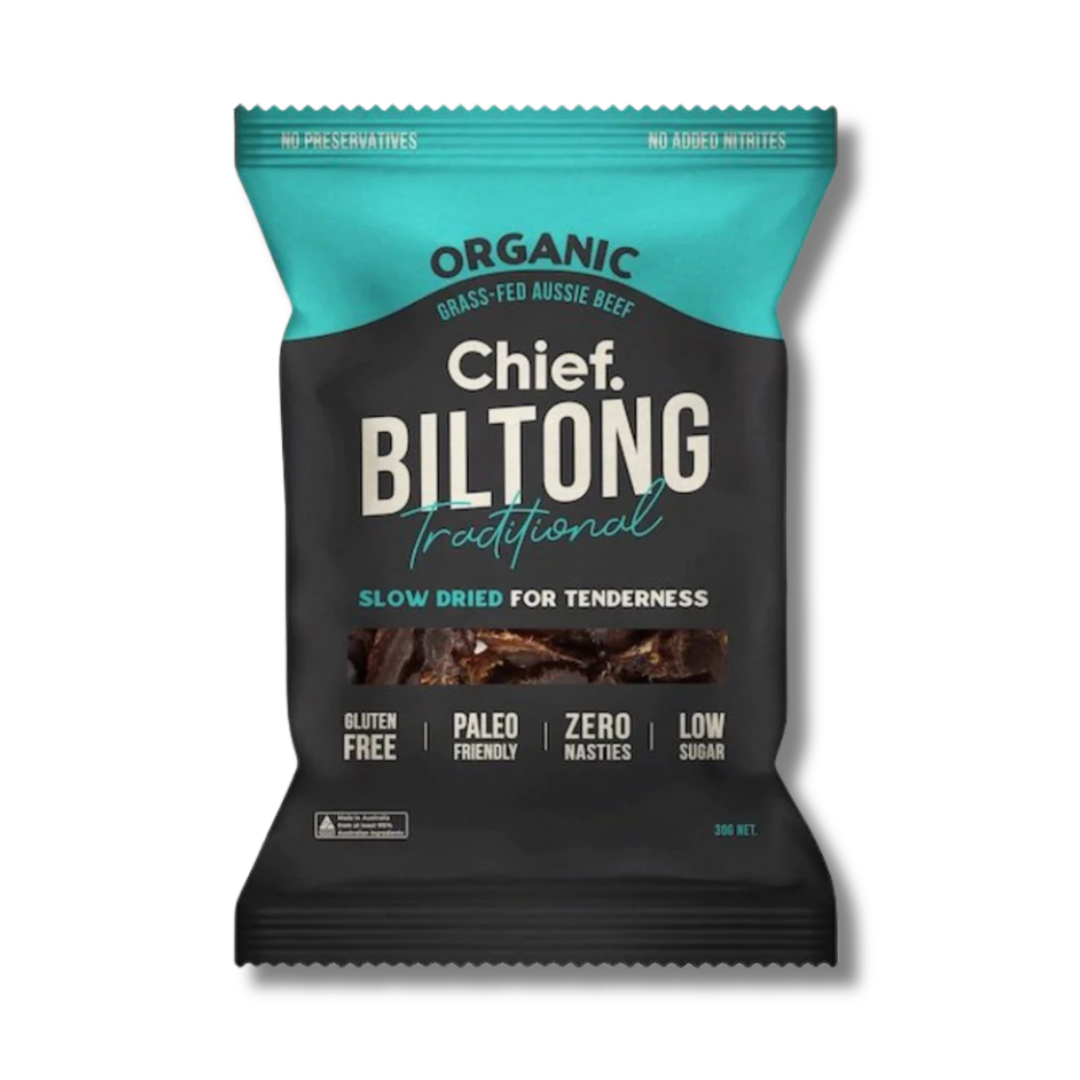Chief | Grass Fed Biltong | Traditional Beef