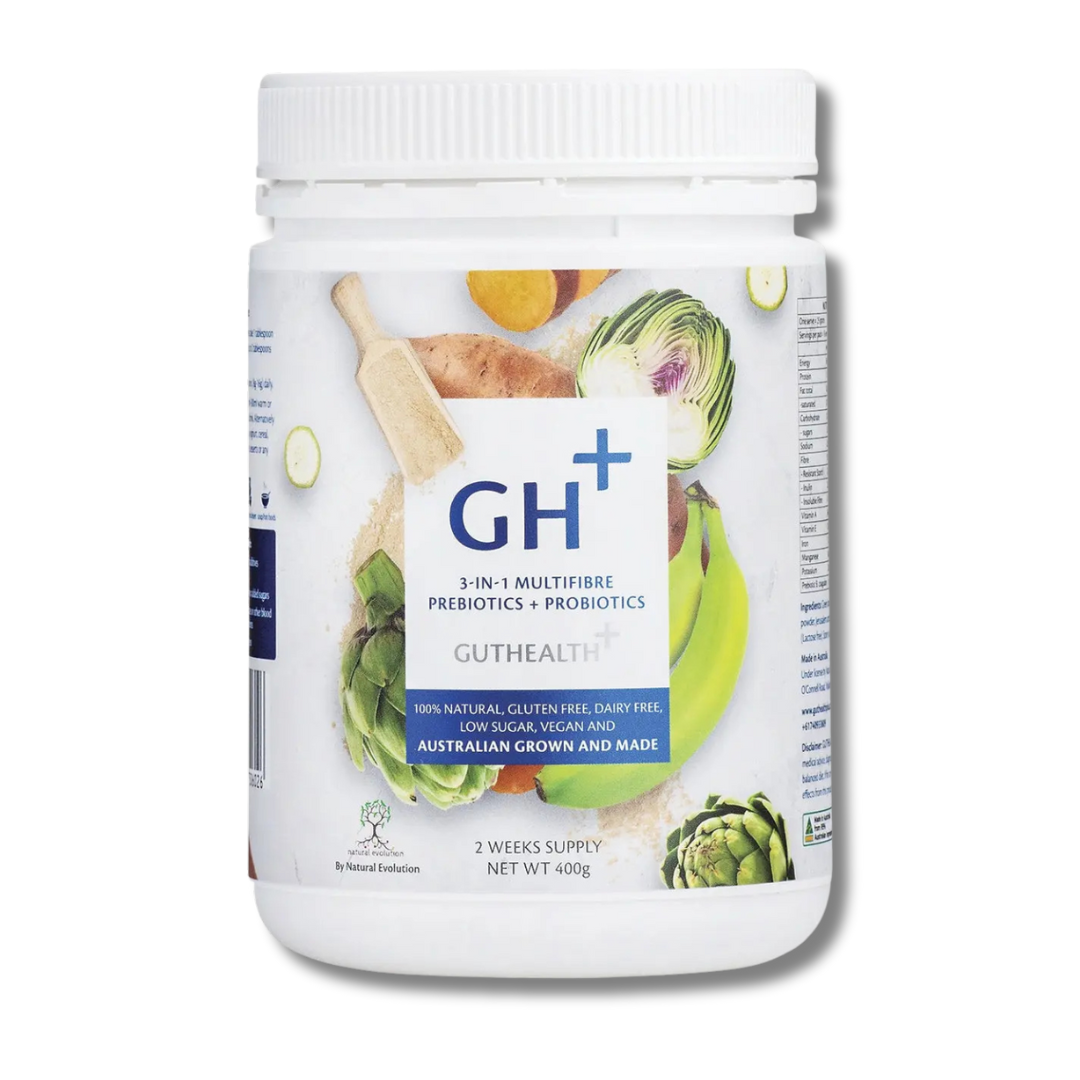 Natural Evolution | GH+ Prebiotics + Probiotics 3-in-1 Multifibre 400g