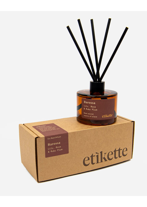 Etikette Barossa Candle/Reed Diffuser - Lily, Rose + Ruby Plum