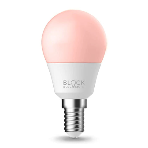 Block Blue Light Twilight Red Light Bulb - E14 (Small Screw)