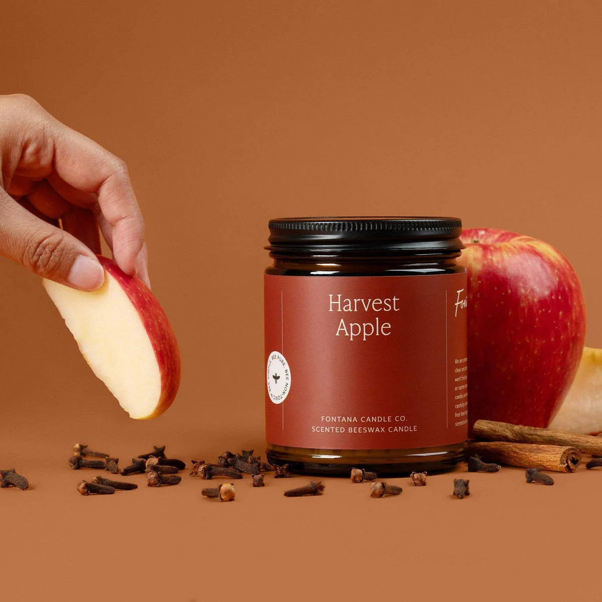 Fontana Candle Co | Harvest Apple | Beeswax & Essential Oil Candle