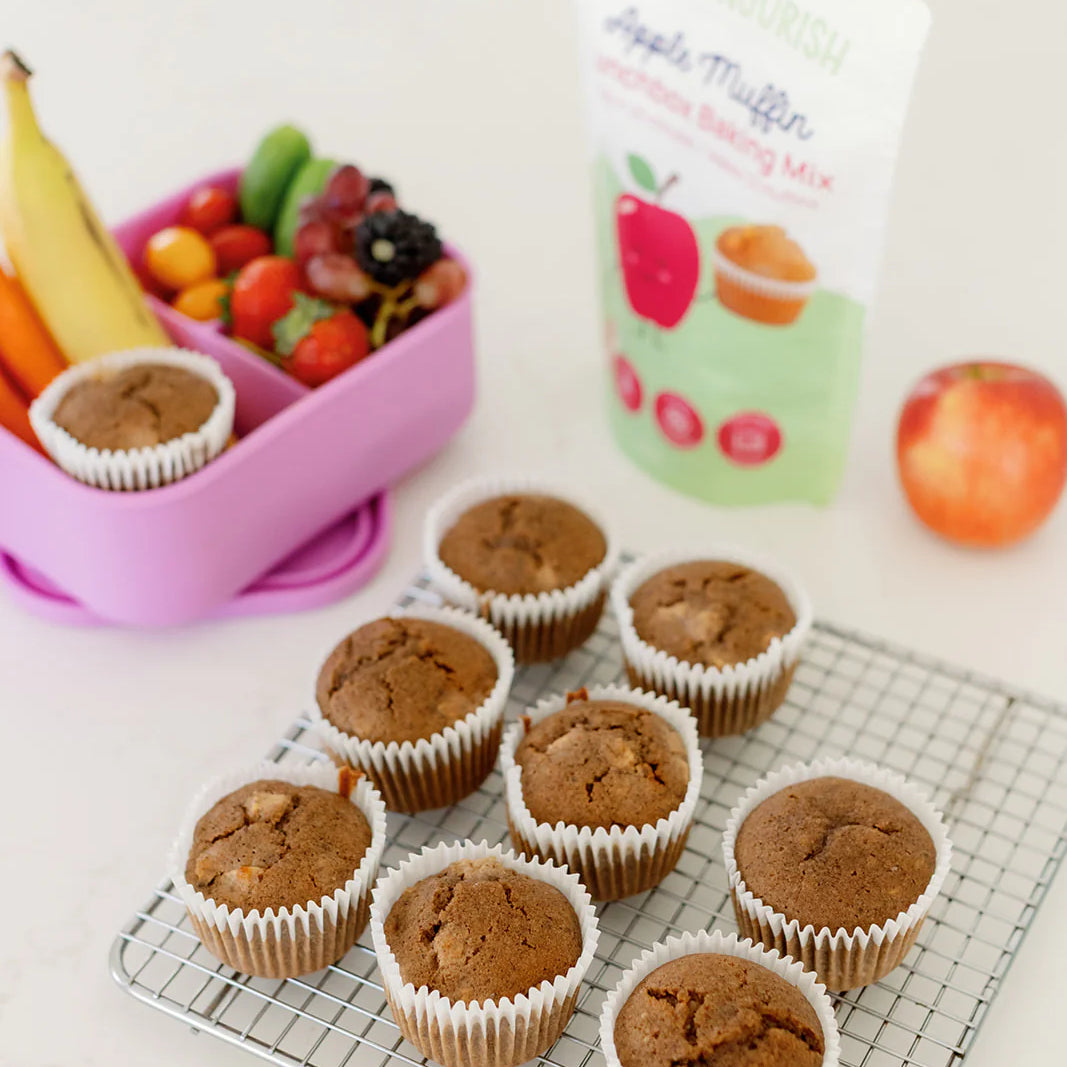 Food to Nourish | Lunchbox Baking Mix Apple Cinnamon Muffin 360g