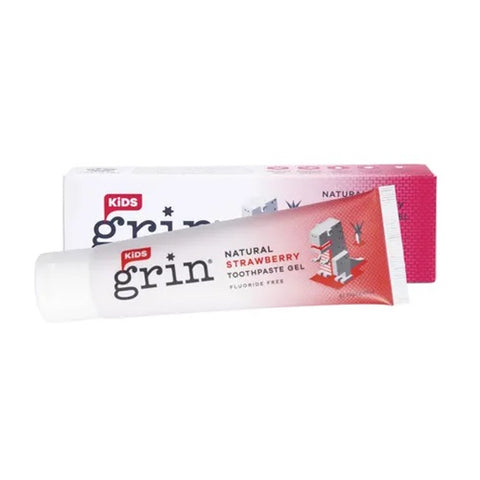 GRIN Kids Strawberry Natural Toothpaste 70g