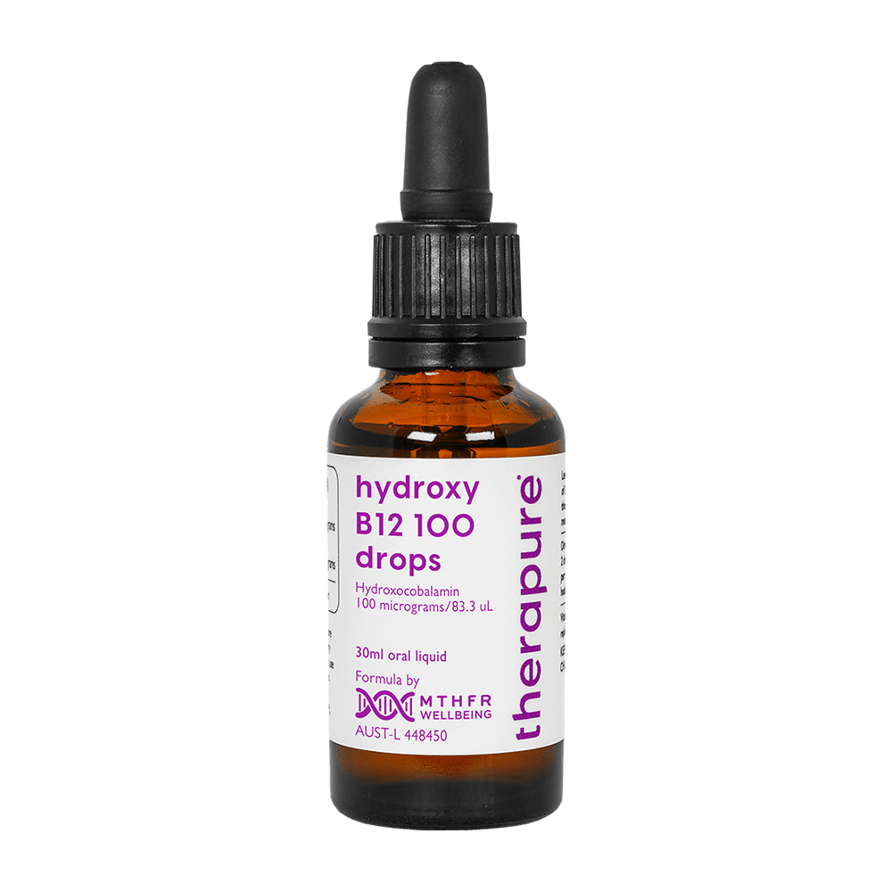 Therapure by MTHFR Wellbeing | Hydroxy B12 100 DROPS 30ML