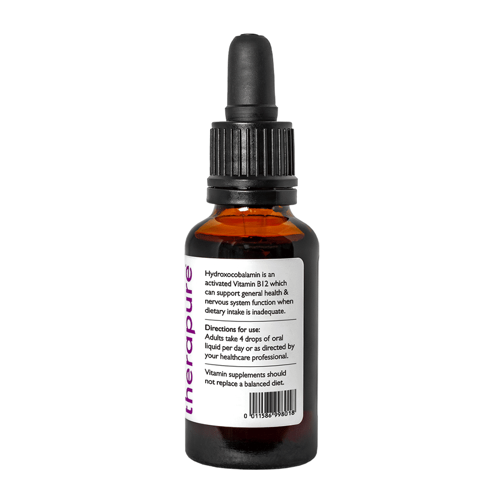Therapure by MTHFR Wellbeing | Hydroxy B12 100 DROPS 30ML