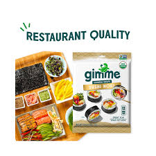 GImMe - Organic Roasted Seaweed Sushi Nori 9 Sheets 23g