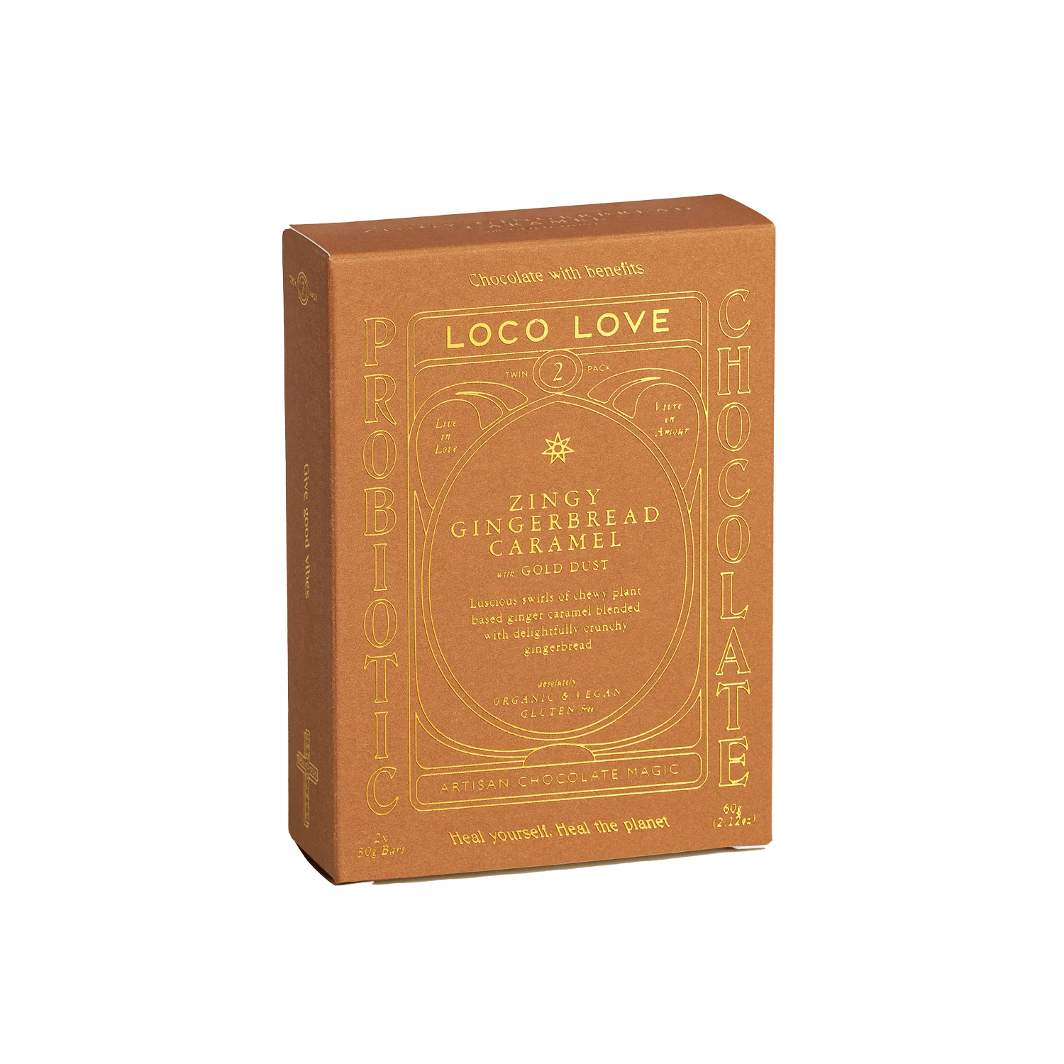 Loco Love | TWIN Zingy Gingerbread Caramel 70g