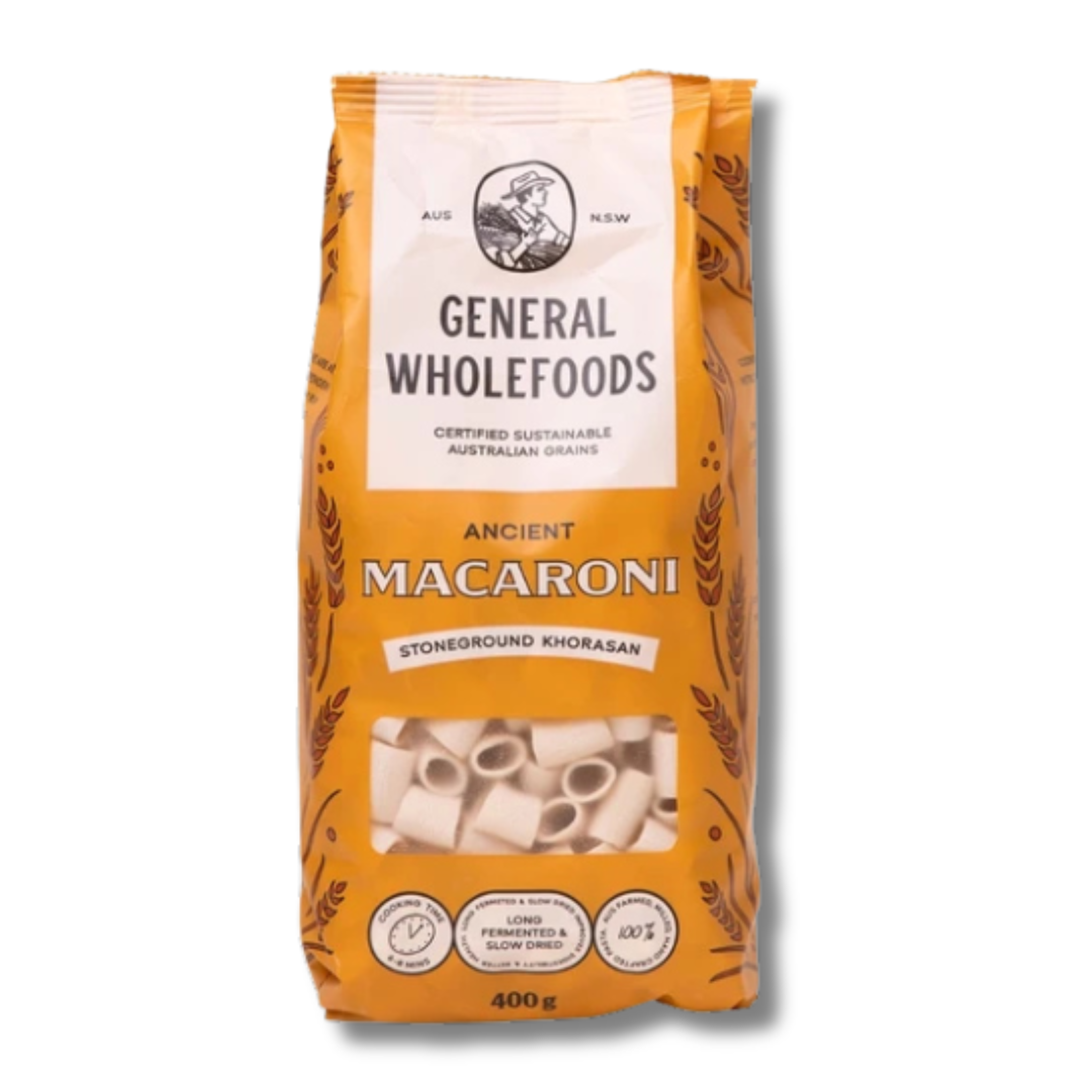 General Wholefoods | Khorasan Pasta Macaroni 400g