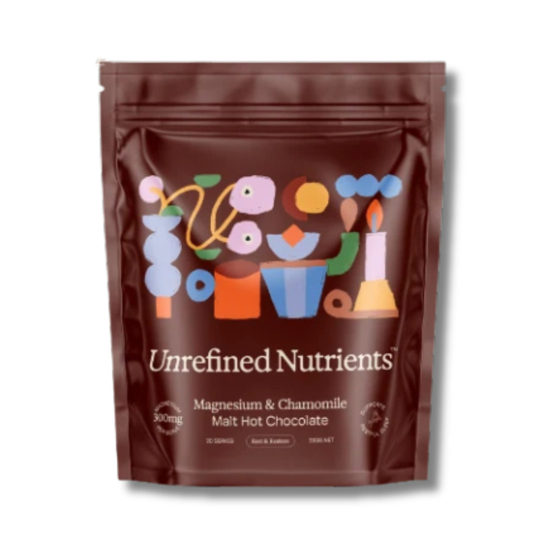 Unrefined Nutrients | Magnesium & Chamomile Malt Hot Chocolate 330g