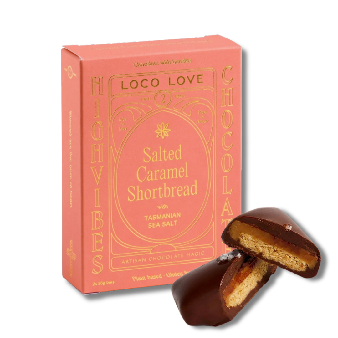 Loco Love | TWIN Salted Caramel Shortbread