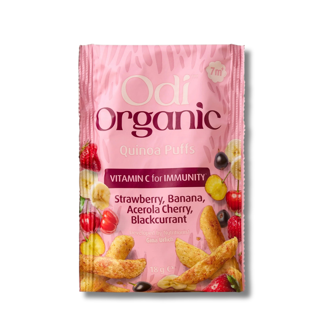 Odi | Organic Quinoa Puffs | Berries & Banana