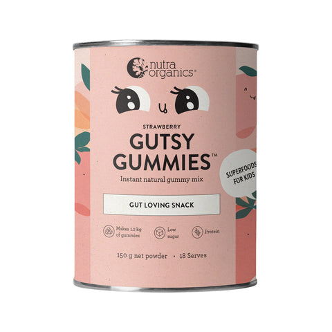 NUTRA ORGANICS Gutsy Gummies - Strawberry 150g