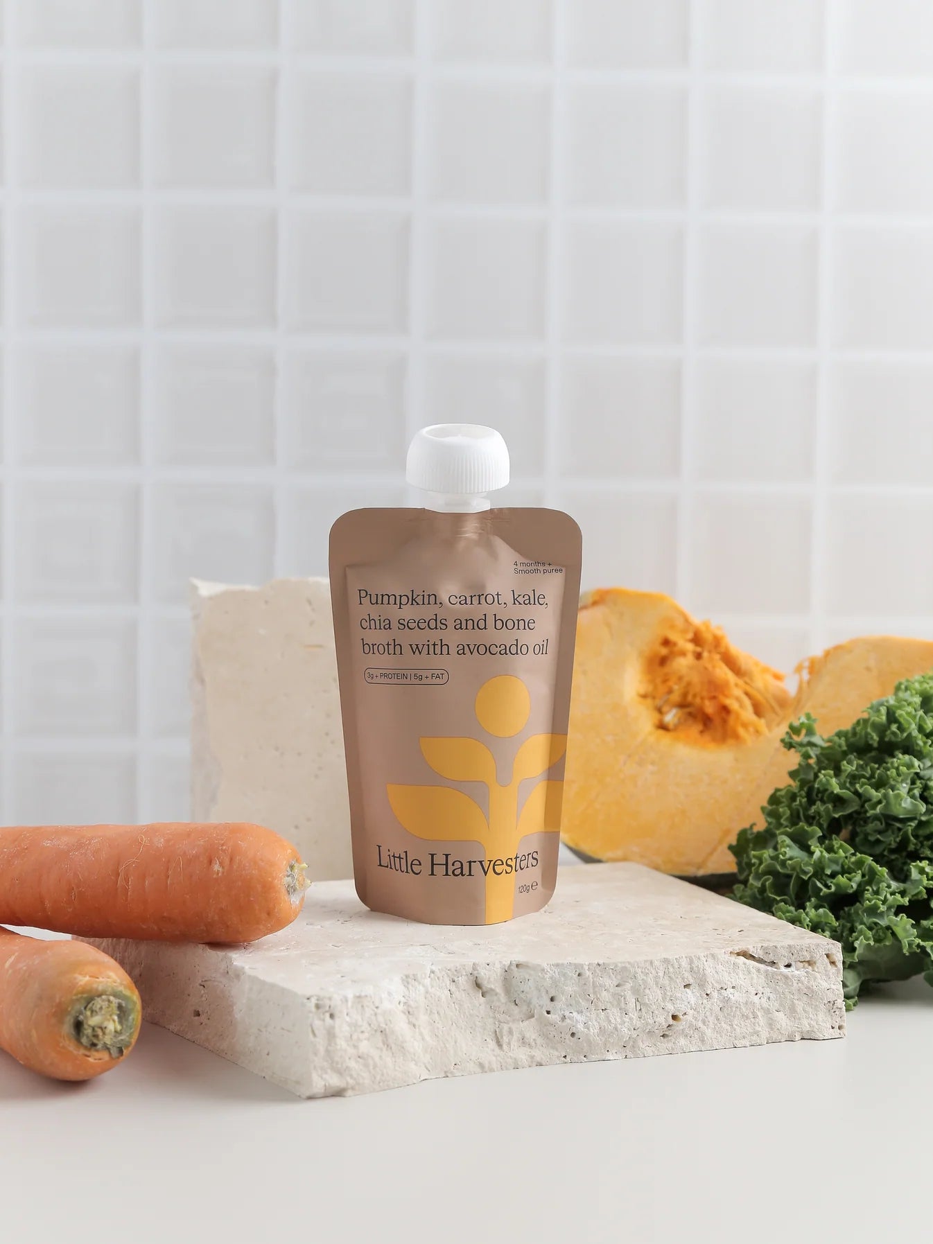 Little Harvesters | Pumpkin, Carrot, Kale, Chia Seed & Bone Broth