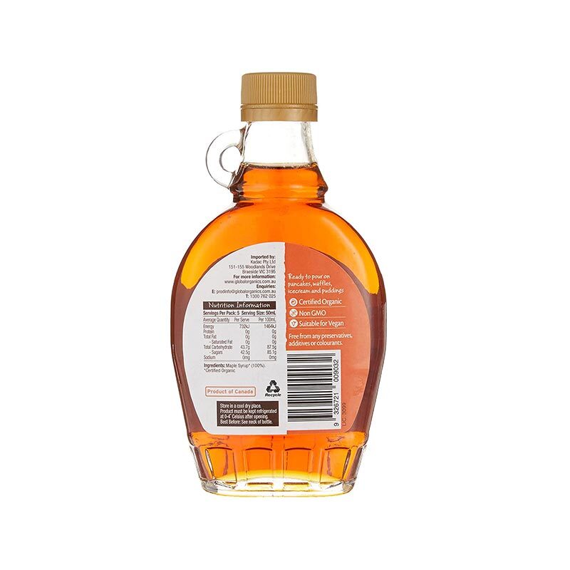 Global Organics | Organic Maple Syrup 250ml