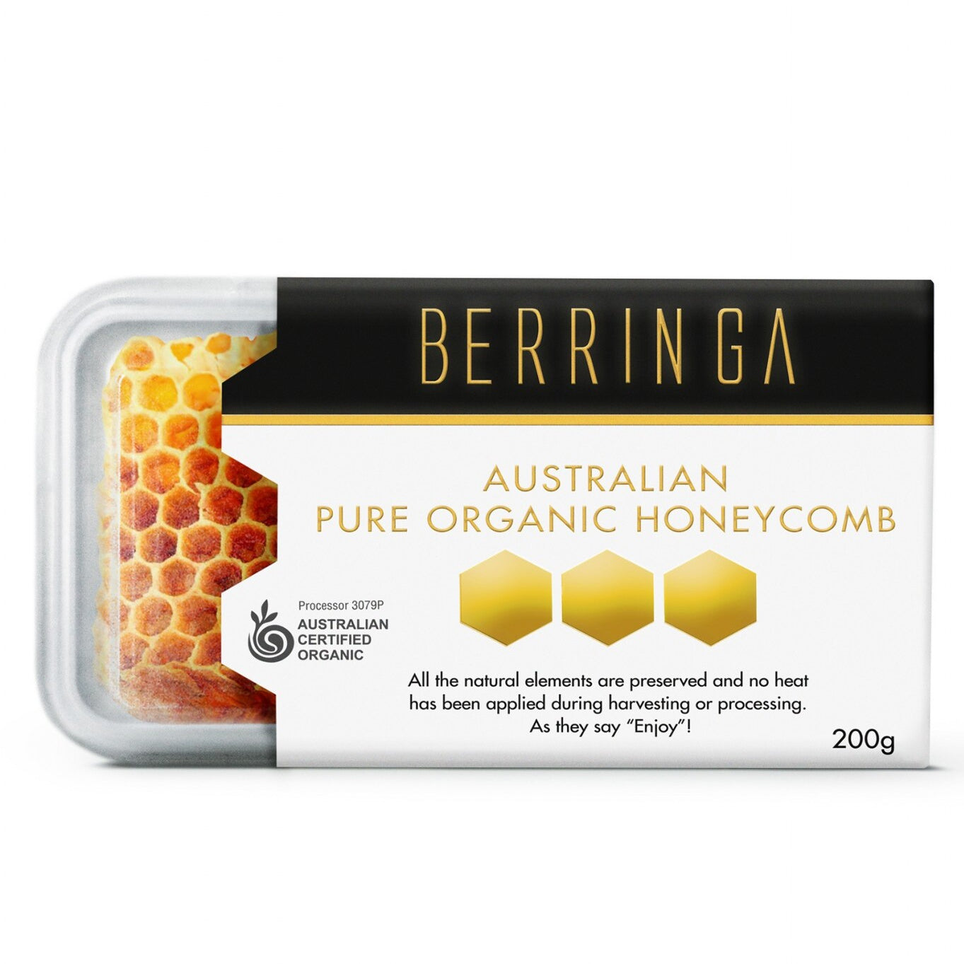 BERRINGA Australian Pure Organic Honeycomb 200g