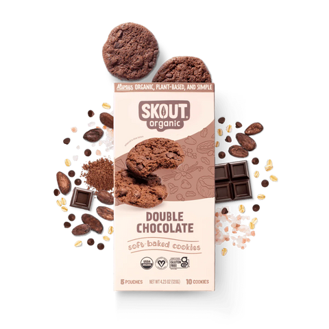 Skout Organic Double Chocolate Soft Baked Cookies