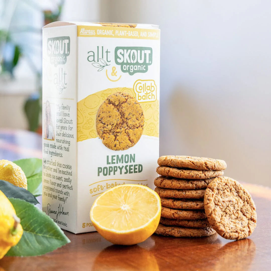 Skout Organic | Soft Baked Cookie | Lemon Poppyseed