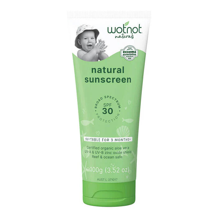 Wotnot | Natural Sunscreen SPF 30 | Suitable For 3 Months+ 100g