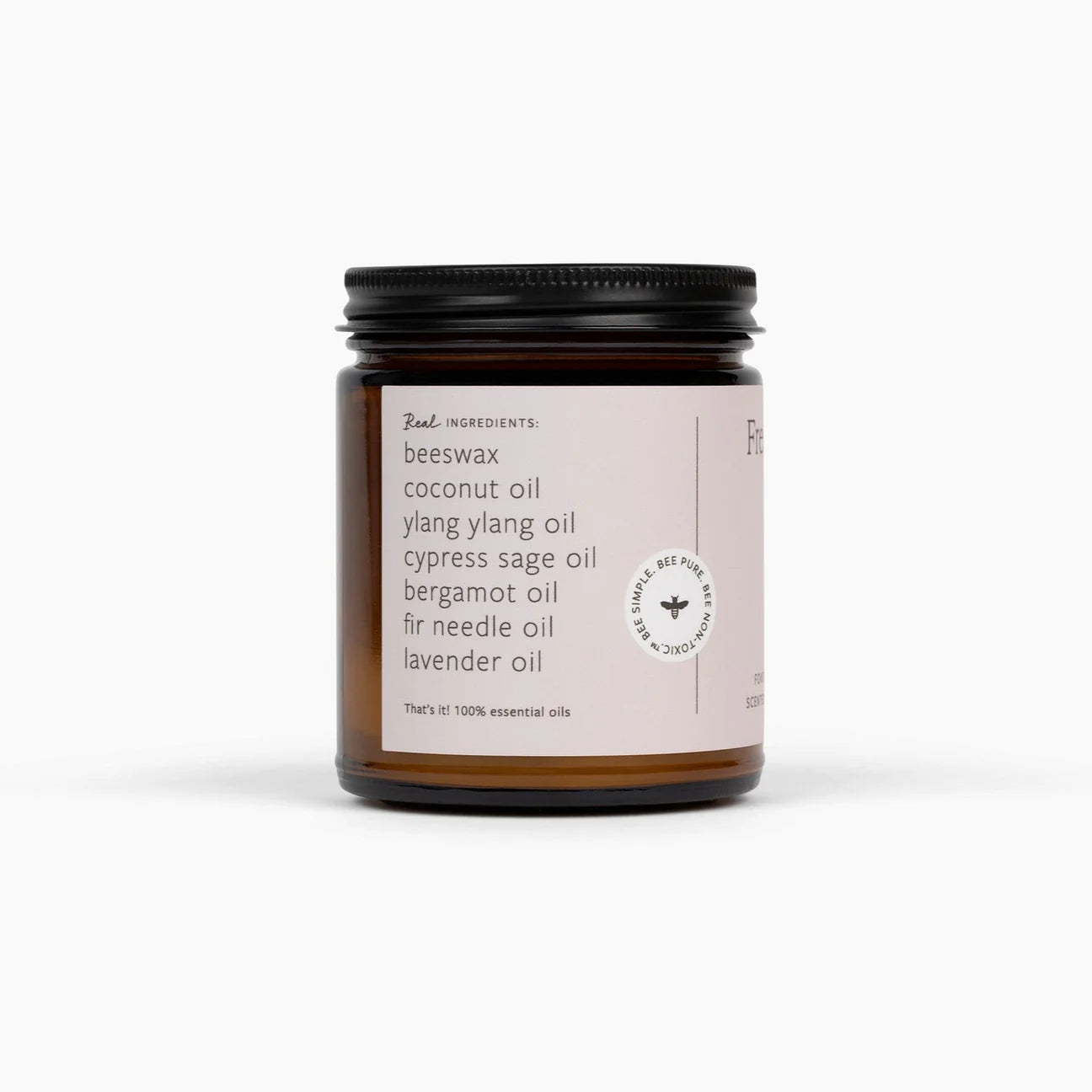 Fontana Candle Co. | Fresh Linen | Beeswax Wooden Wick Candle