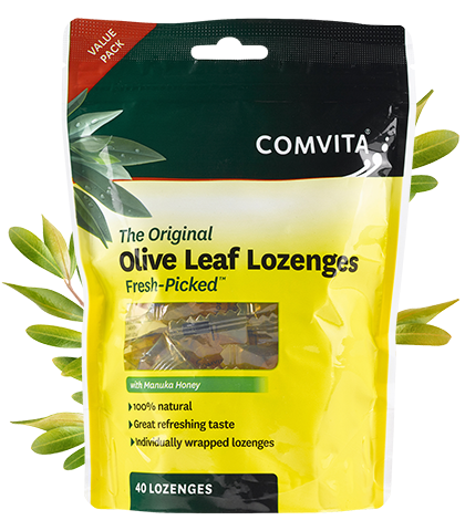 Comvita Olive Leaf Extract Lozenges with Manuka Honey x40