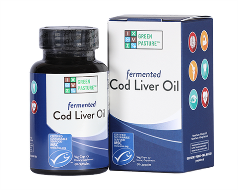 Green Pasture Fermented Cod Liver Oil - Capsule - MSC Certified