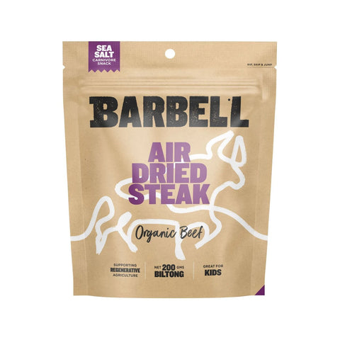Barbell Foods Sea Salt Air Dried Steak 200g