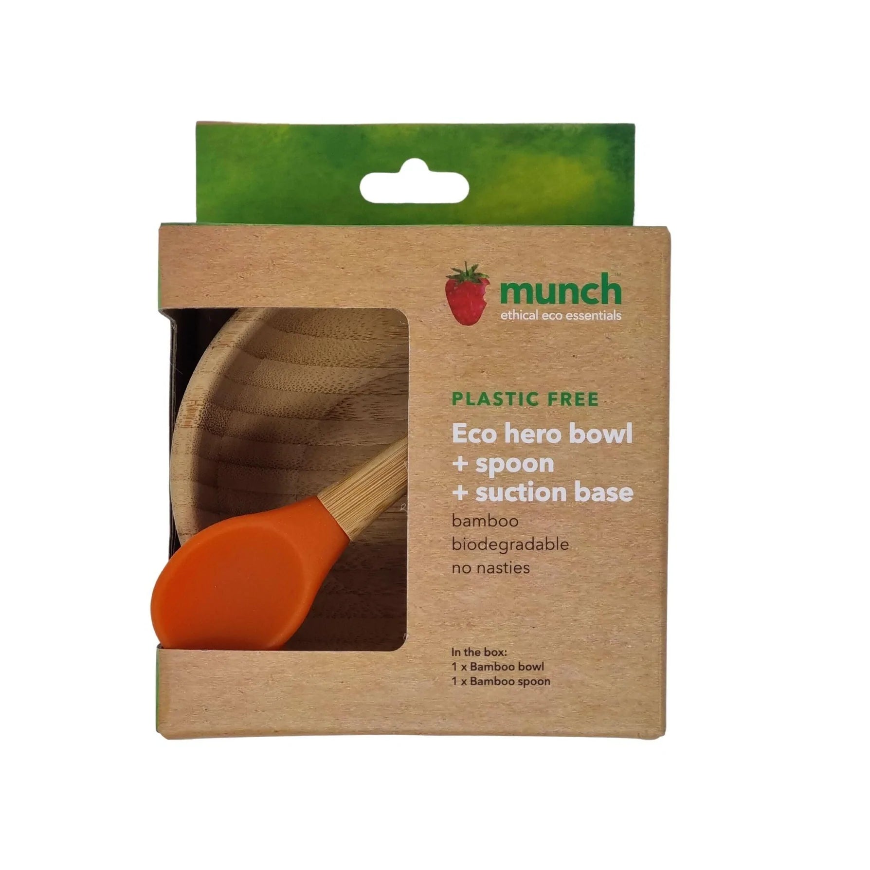 Munch Eco Hero Baby Suction Bowl Mixed Colours