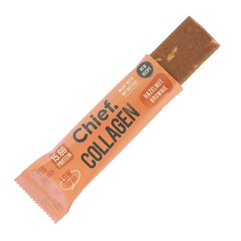 Chief Collagen Protein Bar Hazelnut Brownie 45g