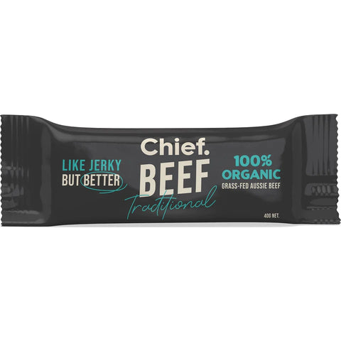 Chief Grass Fed Beef Bar - Traditional Beef 40g