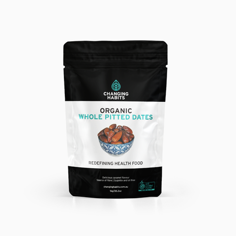Changing Habits Organic Whole Pitted Dates 1kg