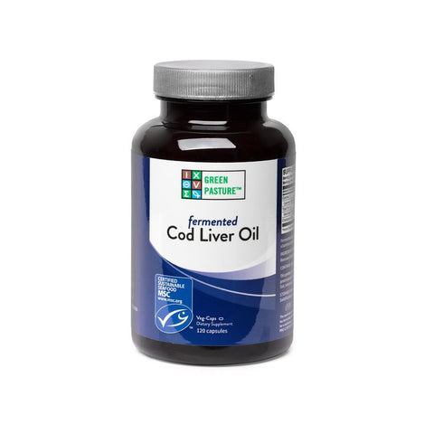 Green Pasture Fermented Cod Liver Oil Capsules - MSC Certified