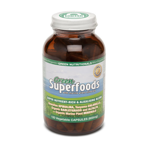 Green Nutritionals ~ Green Superfoods 120 Capsules