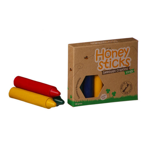 Honeysticks Beeswax Crayons - Longs 6 pack