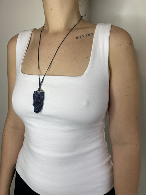 Meraki Muse Crystal Necklace - Sodalite Necklace