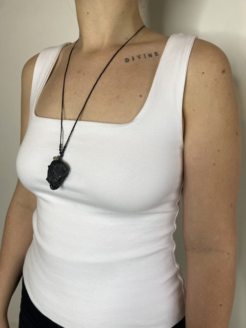 Meraki Muse Crystal Necklace - Black Tourmaline Necklace