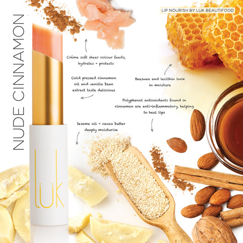 Lük Beautifood Nude Cinnamon Natural Lipstick